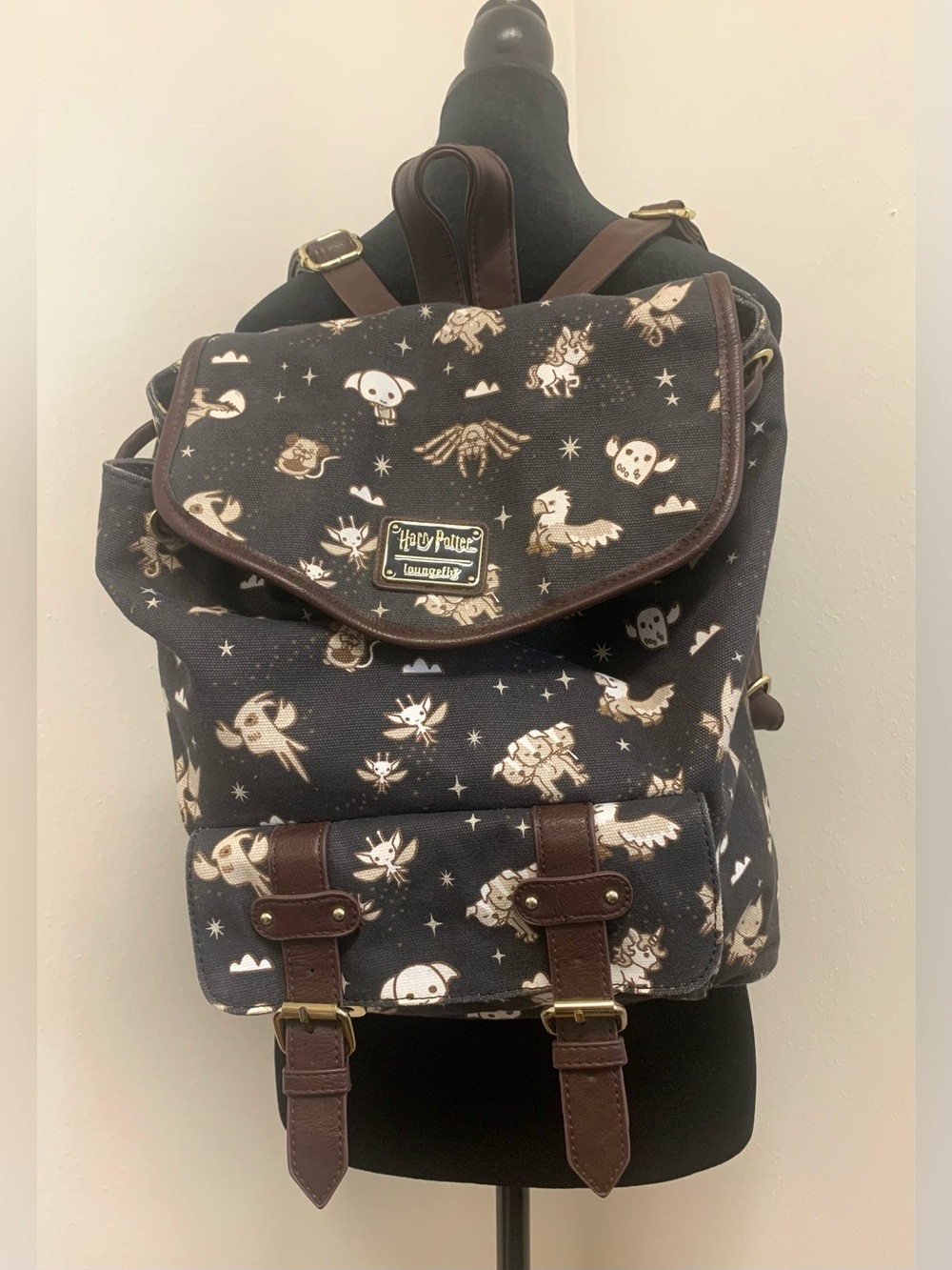 Loungefly Harry Potter chibi magical creatures rucksack